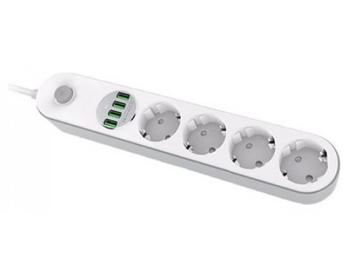 Esta regleta Phasak con 4 tomas protege sus
